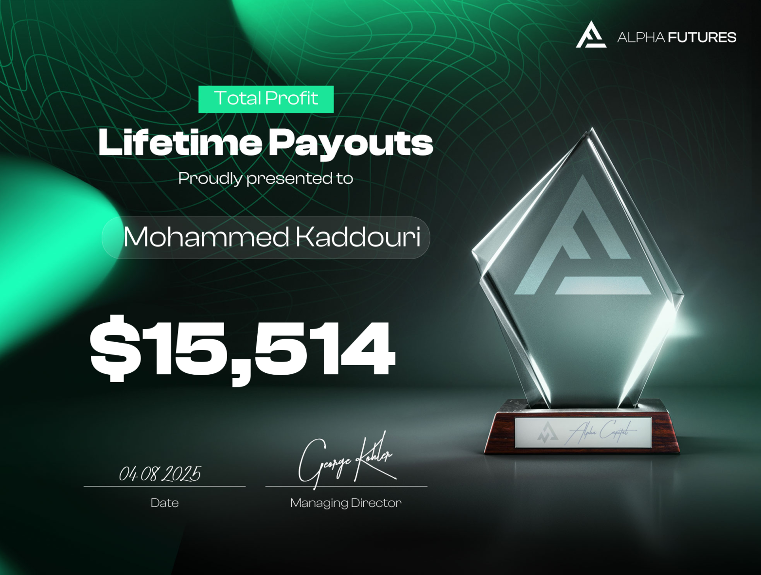 Alpha Futures Lifetime